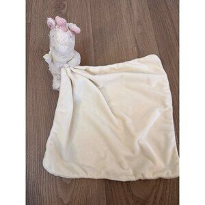 Jellycat Unicorn Lovey Blanket Plush Soft Cream Pink Baby Comforter Gift